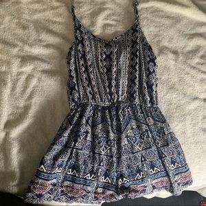 Charlotte Russe Patterned Romper